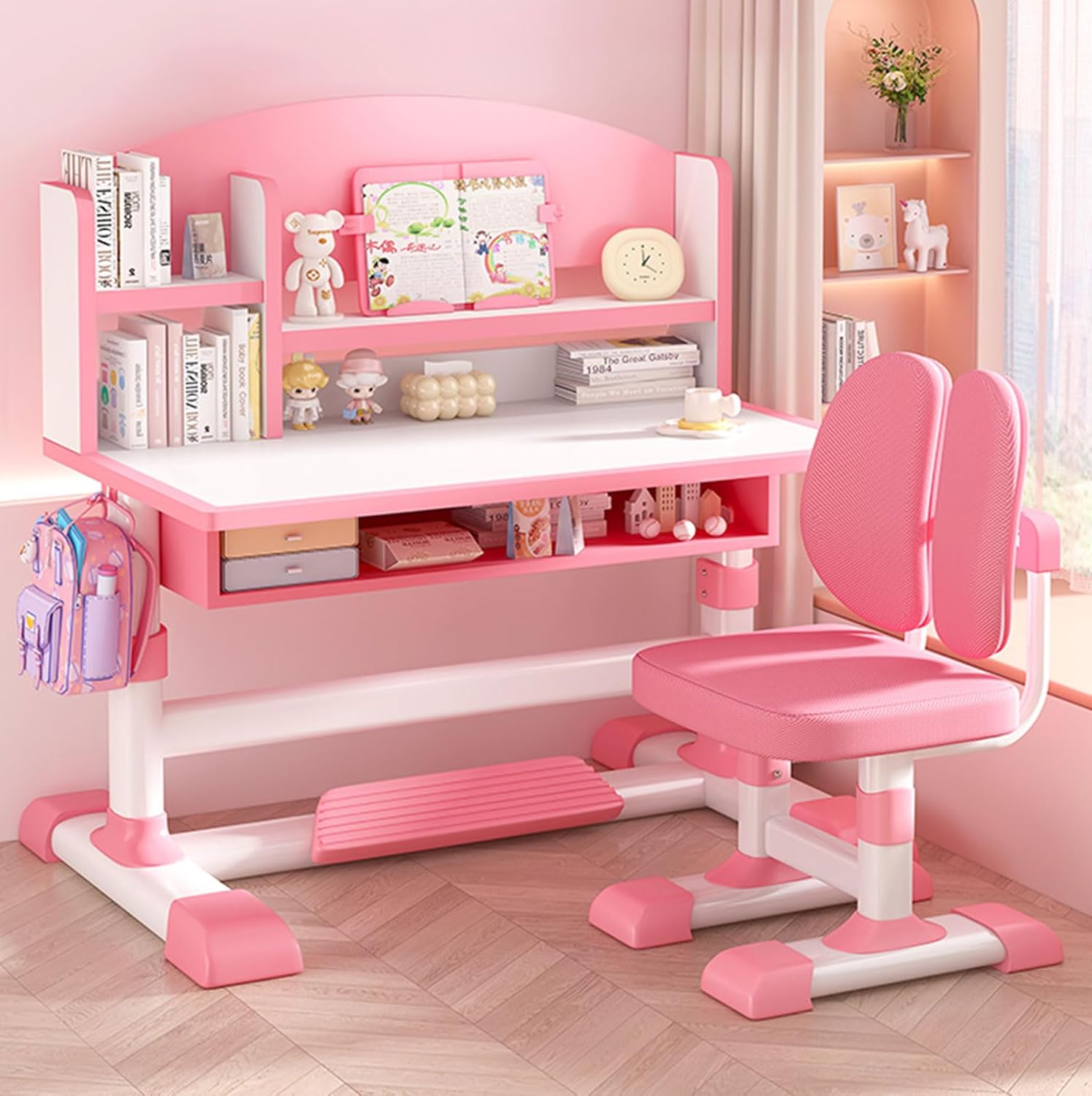 えっつん】学習机 椅子 セット 学習机勉強机机椅子付き学習デスク高